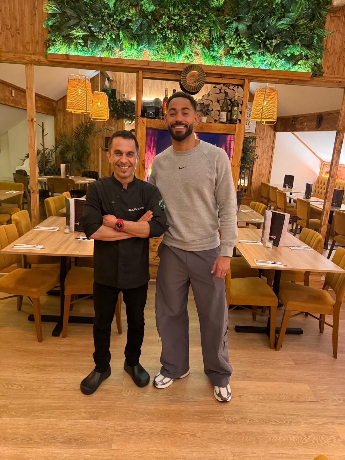 Chef Osman Alkin preparing a private dining experience